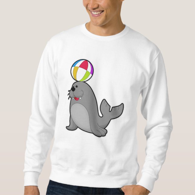 Sudadera Sello en deportes acuáticos con waterpolo (Anverso)