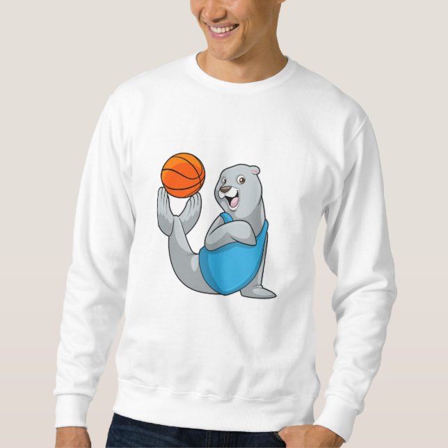 Sudadera Sello en el baloncesto deportivo (Anverso)