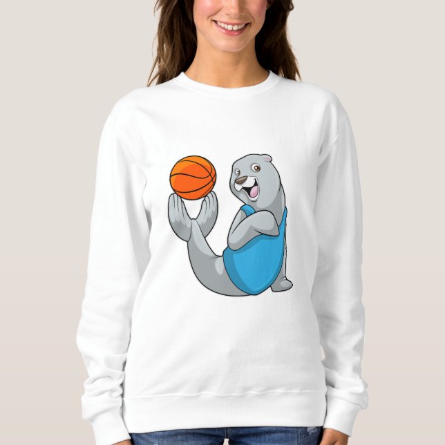 Sudadera Sello en el baloncesto deportivo (Anverso)