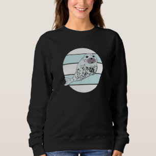 Sudadera Sello marino de león de mar Tiras de caza de anima