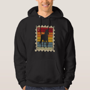 Sudadera Sello Postal Con Un Caballo De Atardecer