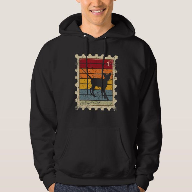 Sudadera Sello Postal Con Un Gato Sphynx Atardecer (Anverso)