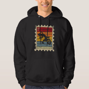 Sudadera Sello Postal Con Un Gecko Atardecer