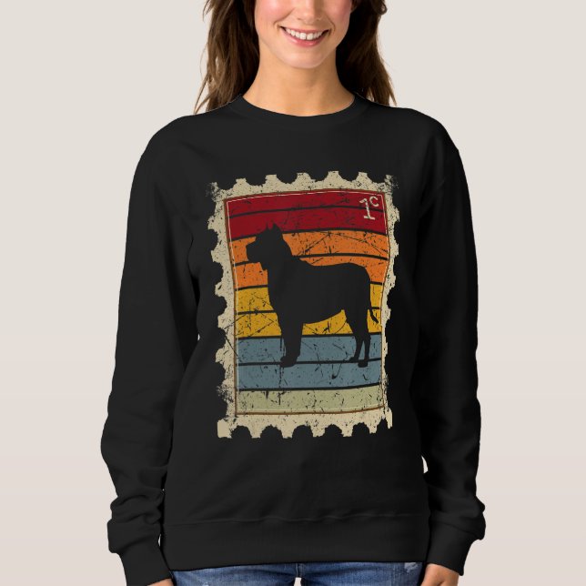 Sudadera Sello Postal Con Un Perro Atardecer (Anverso)
