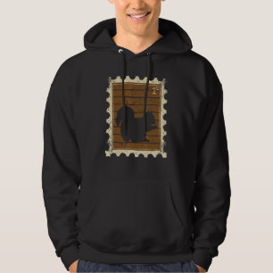Sudadera Sello Postal Con Una Ardilla