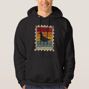 Sudadera Sello Postal Con Una Gaviota Atardecer
