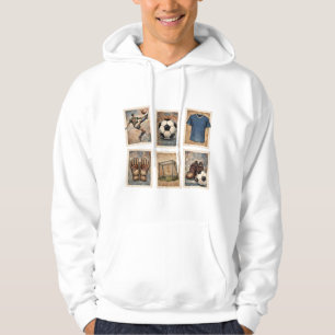 Sudadera Sellos de fútbol antiguos colección de fútbol