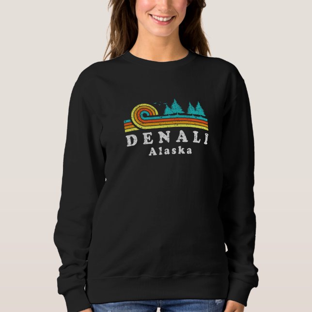 Sudadera Selva Evergreen Sunset Denali Forest Alaska Woods (Anverso)