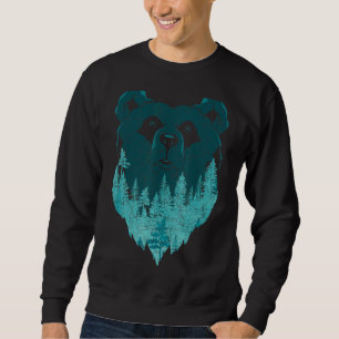 Sudadera Selva silvestre Árboles de animales al aire libre