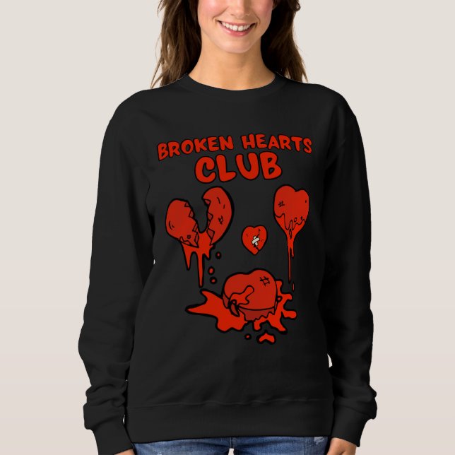 Sudadera Semana Anti San Valentín de Corazones Rotos (Anverso)