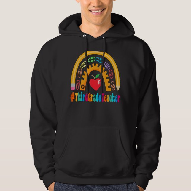 Sudadera Semana de Apreciación de Maestros de tercer grado  (Anverso)