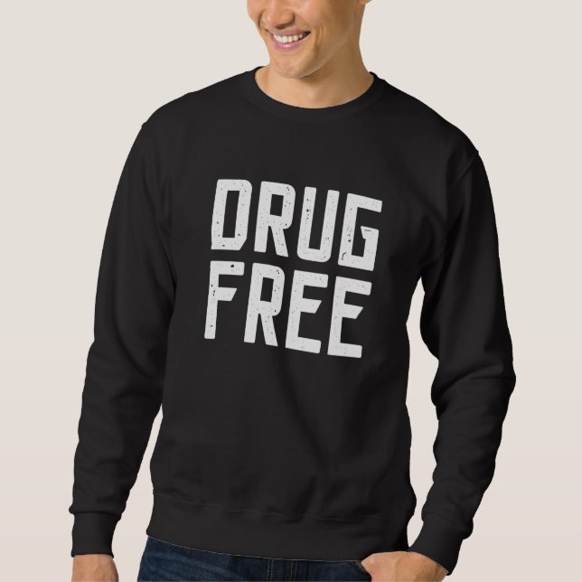 Sudadera Semana de Conciencia de la Cinta Roja Libre de Dro (Anverso)