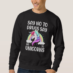 Sudadera Semana de la Cinta Roja Di No Di Sí a los Unicorni