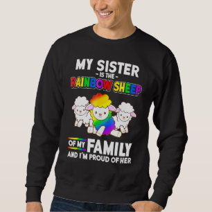 Sudadera Semana Del Orgullo Gay Mi Hermana Es Oveja Arcoiri