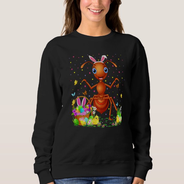 Sudadera Semana Santa Ant Bunny Egg Huning Ant Easter Sunda (Anverso)