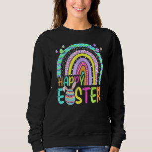 Sudadera Semana Santa Conejo Arcoiris Conejo de Pascua Huev