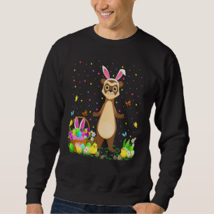 Sudadera Semana Santa Ferret Bunny Egg Hunt Ferret Pascua