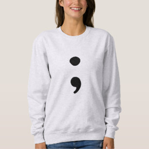 Sudadera Semicolón para la sensibilización sobre la salud