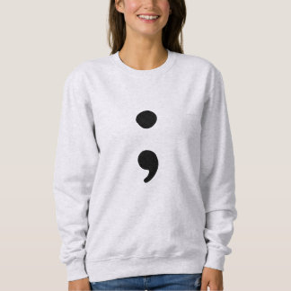 Sudadera Semicolón para la sensibilización sobre la salud m