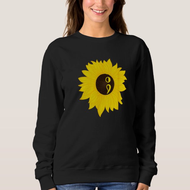 Sudadera Semicolon Sunflower (Anverso)
