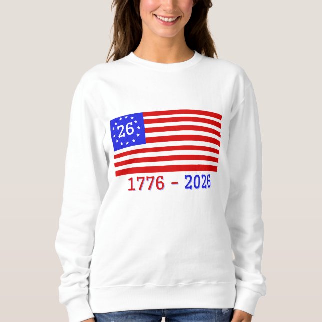 SUDADERA SEMIQUINCENTENARIO: 1776 - 2026 (Anverso)