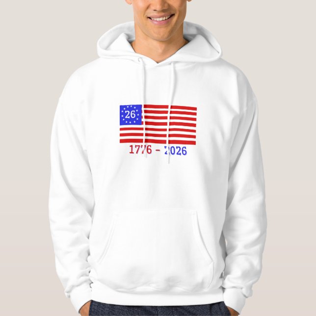 SUDADERA SEMIQUINCENTENARIO: 1776 - 2026 (Anverso)
