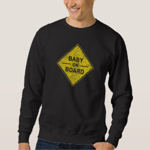 SUDADERA SEÑAL DE BEBÉ A BORDO EMBARAZO MADRE FUTURA MAMÁ