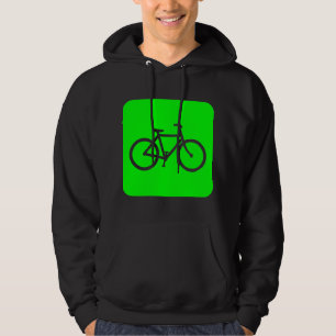 Sudadera Señal de Bicicleta - Verde
