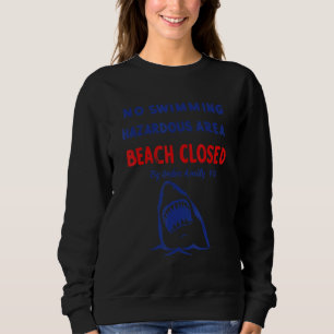 Sudadera Señal de No Nadar Nerd Friki Gráfico de Poker