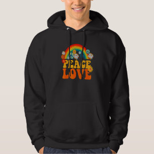 Sudadera SEÑAL DE PAZ AMOR 60s 70s Tie Dye Hippie Halloween