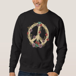 Sudadera Señal de paz trazada por mano