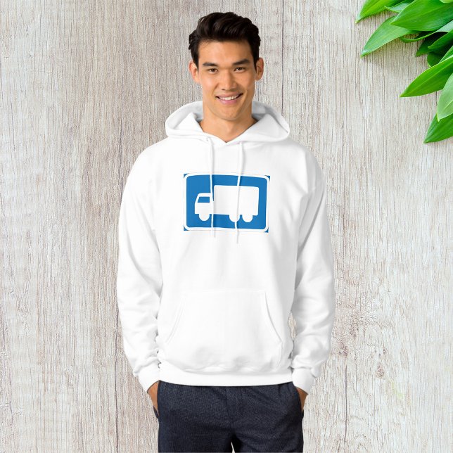 Sudadera Señal de Ruta para Camiones Azul Símbolo de Transp (Subido por el creador)