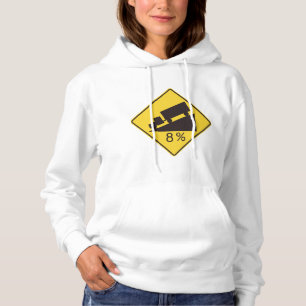 Sudadera Señal de Tráfico de Pendiente Pronunciada Camiones