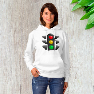 Sudadera Señal verde amarilla roja de luces de tráfico