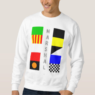 Sudadera "Señala por medio de una bandera" por la persona