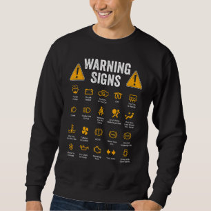 Sudadera Señales de advertencia de conducción 101 Controlad
