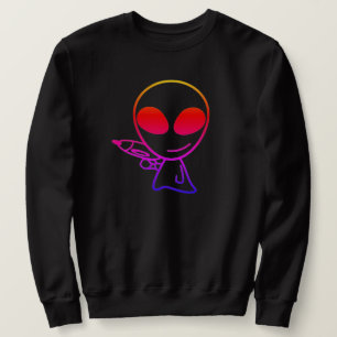 sudadera sencilla con hermoso estampado