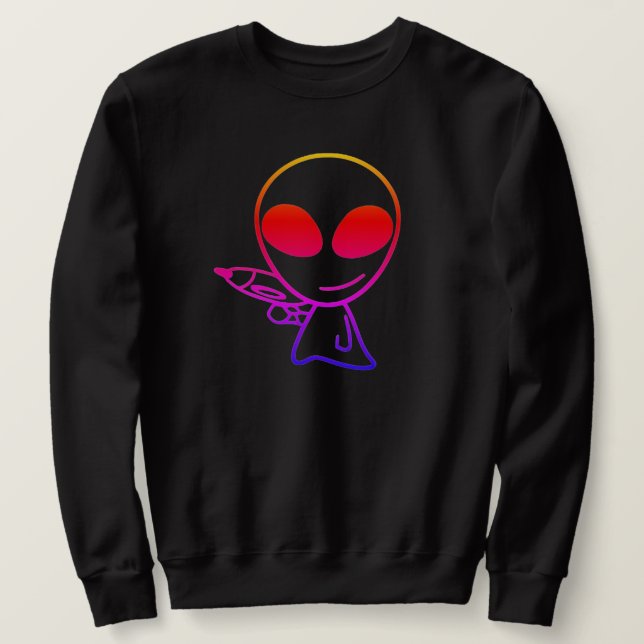 sudadera sencilla con hermoso estampado (Anverso del diseño)