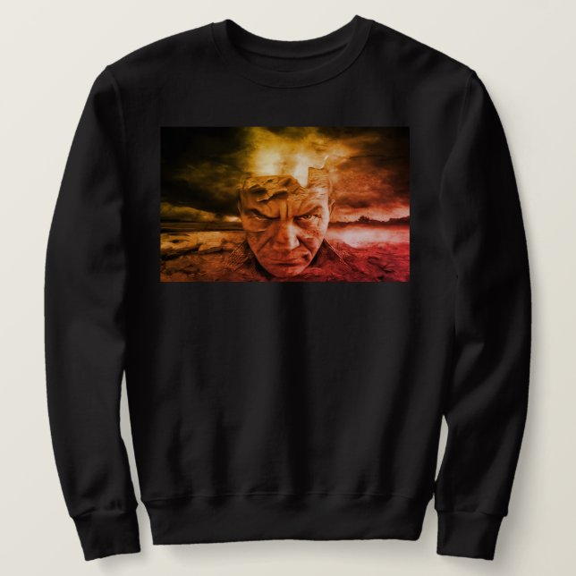 sudadera sencilla con hermoso estampado (Anverso del diseño)