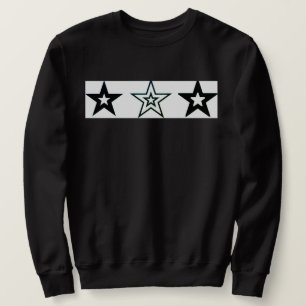 sudadera sencilla con hermoso estampado