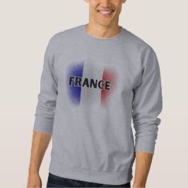 Sudadera Sencillo amor moderno Francia Bandera Paris Souven