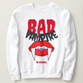 Sudadera Sencillo Feliz Halloween familia de vampiros y ami