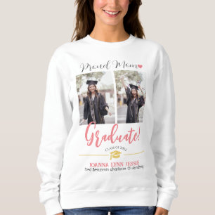 Sudadera Sencillo y elegante tapón de oro de graduación gra