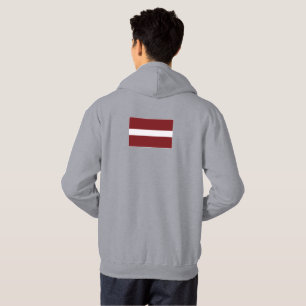 Sudadera Sencillo y moderno recuerdo de la bandera letona,