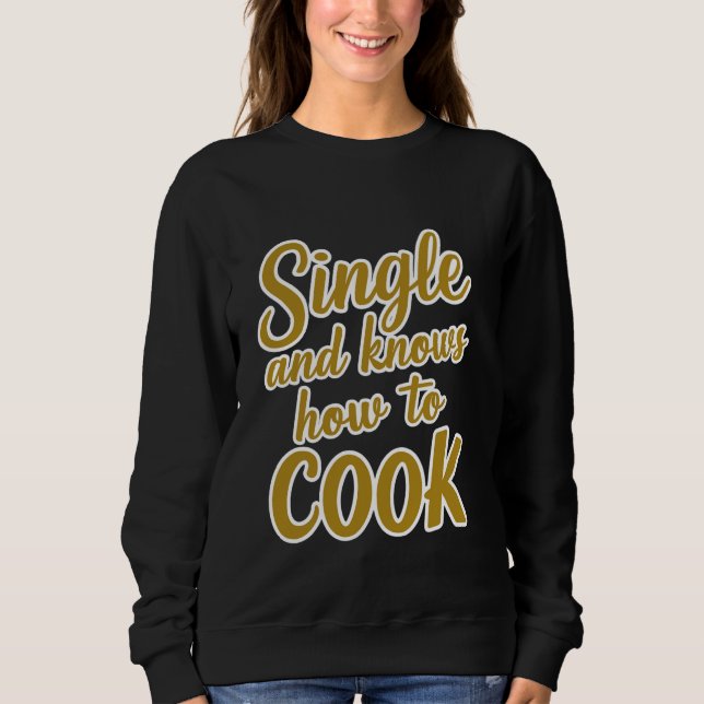 Sudadera Sencillo Y Sabe Cocinar — (Anverso)