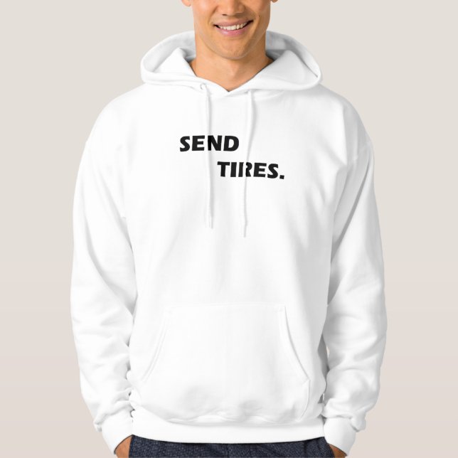 SUDADERA SEND TIRES (Anverso)