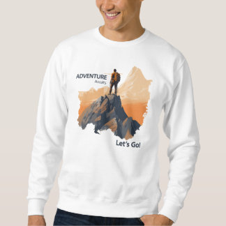 Sudadera Senderismo de aventura, aventura a la espera, vamo
