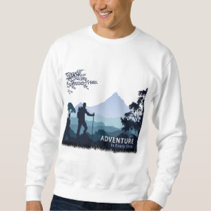 Sudadera Senderismo de aventura, aventura en cada paso