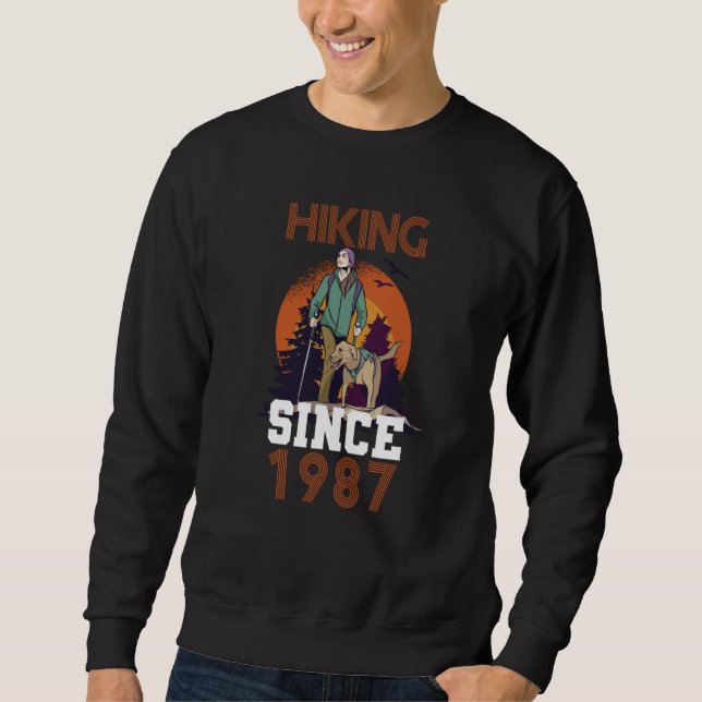 Sudadera Senderismo desde 1987 (Anverso)