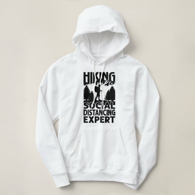 Sudadera Senderismo divertida Montañas Senderismo Senderism (Diseño del anverso)